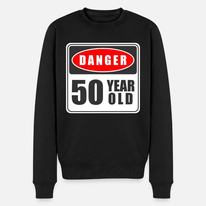 50 ans Danger - Pull Premium bio Homme - noir