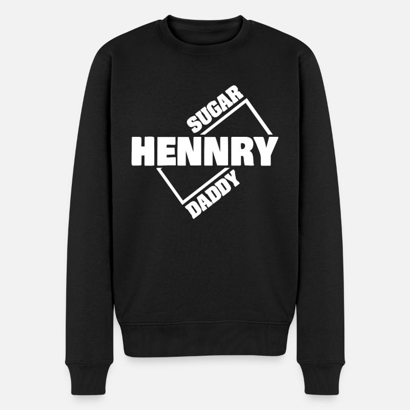 Sugar Daddy Hennry - Pull Premium bio Homme - noir