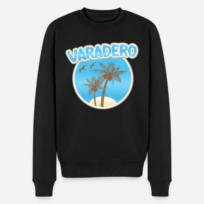 Vacances Varadero - Pull Premium bio Homme - noir