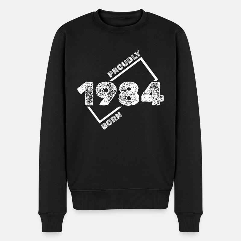 Gift idea 1984 - Men's Premium Organic Jumper - black