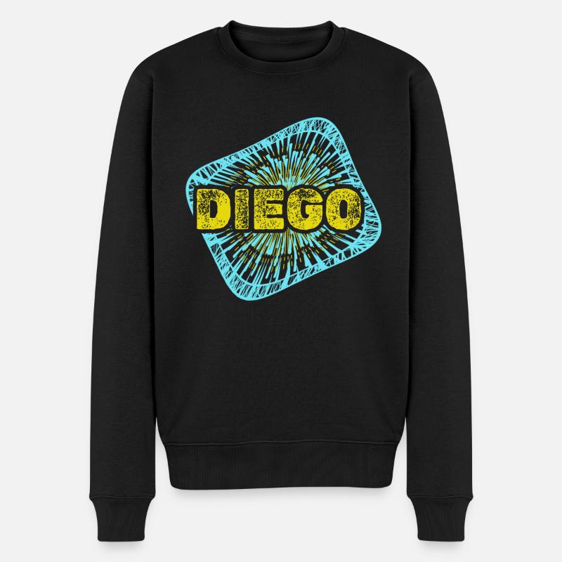 Diego comme loisir - Pull Premium bio Homme - noir