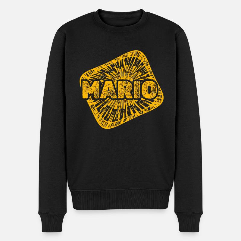 Mario Poussière d’Étoile - Pull Premium bio Homme - noir