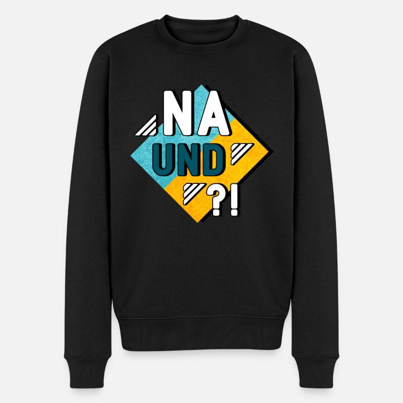 Eh bien, et - Pull Premium bio Homme - noir