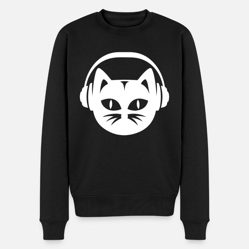 Chat Katze - Pull Premium bio Homme - noir