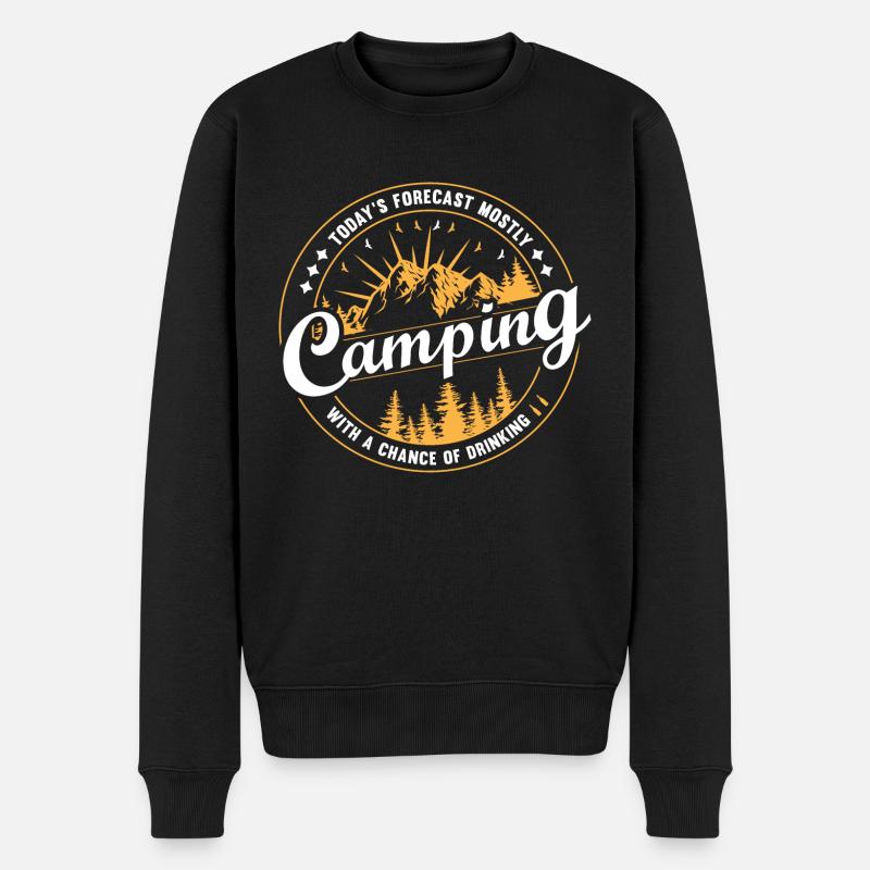Camping - Pull Premium bio Homme - noir