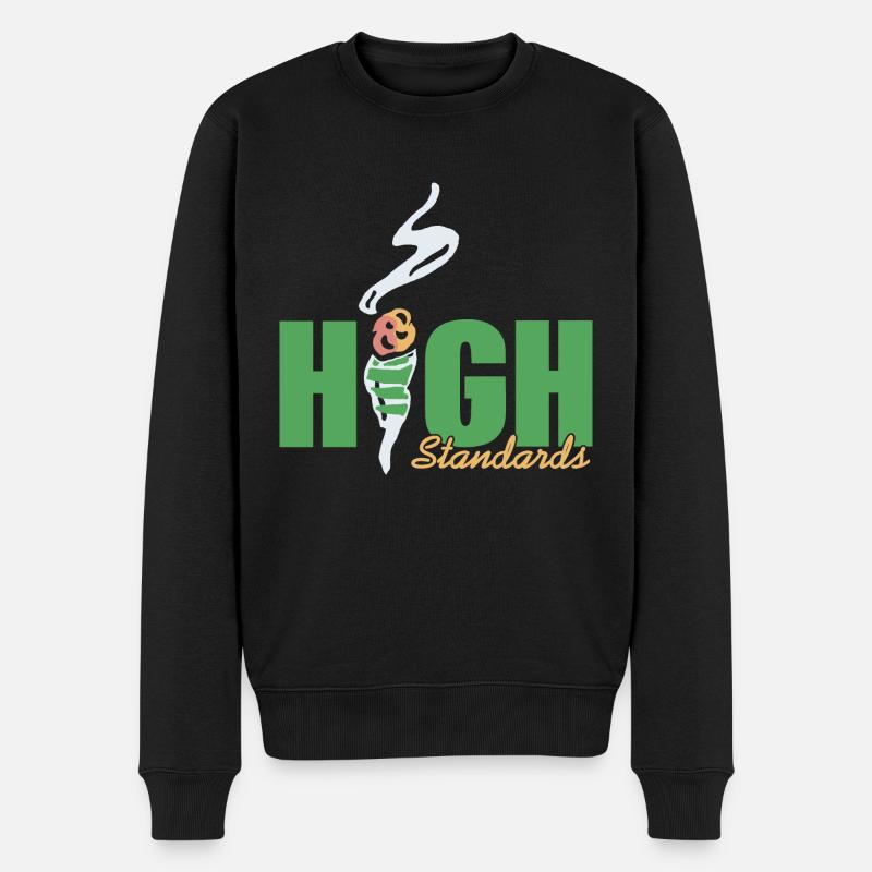 HIGH Standards Retro Awesome Designs - Pull Premium bio Homme - noir