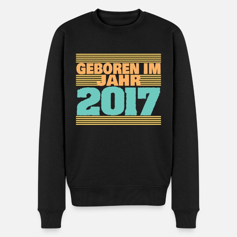 2017 - Männer Premium Bio Pullover - Schwarz