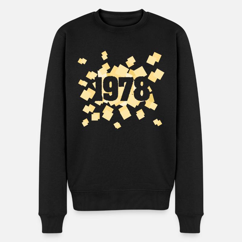 Witzig 1978 - Pull Premium bio Homme - noir