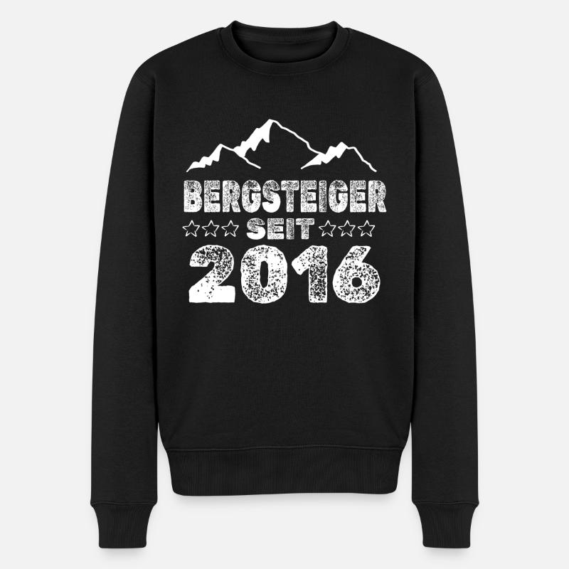 geboren 2016 - Männer Premium Bio Pullover - Schwarz