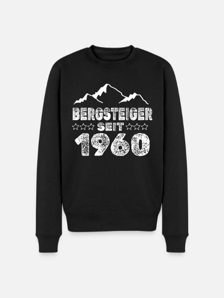 1960 - Männer Premium Bio Pullover - Schwarz
