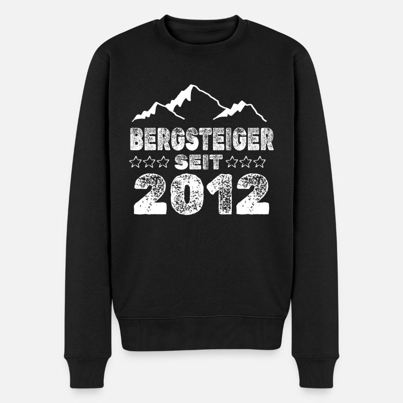 2012 - Männer Premium Bio Pullover - Schwarz