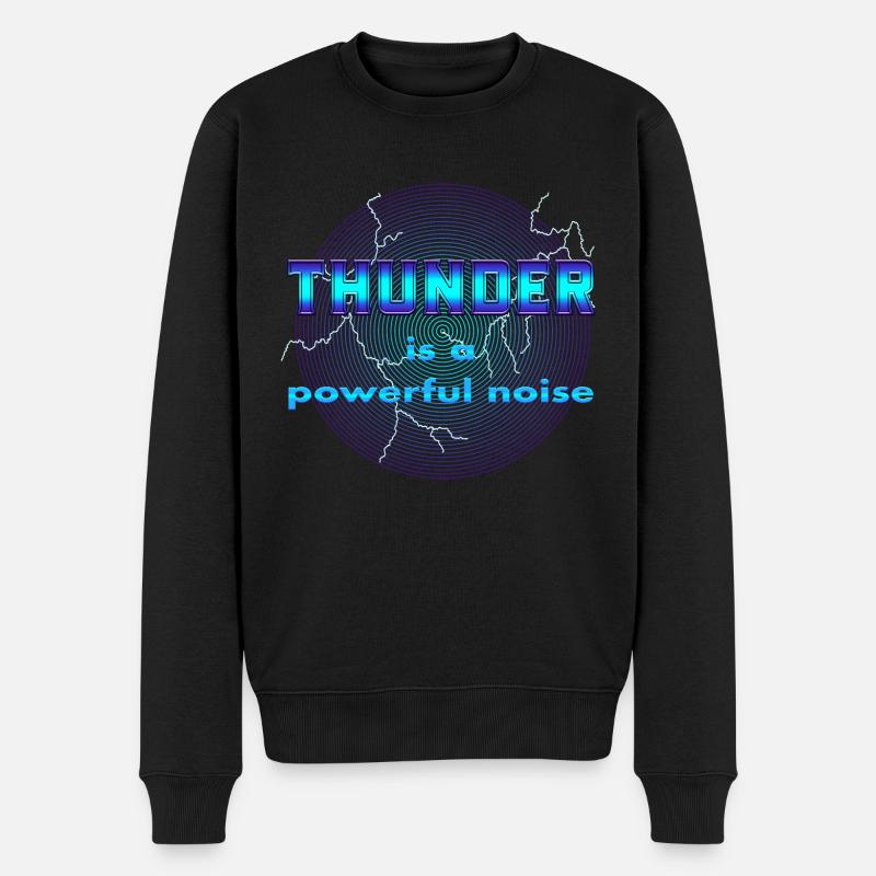 Tonnerre - Pull Premium bio Homme - noir