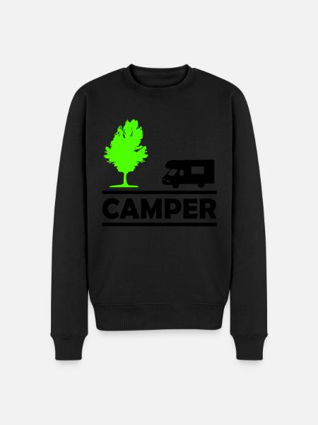 camper - Men's Premium Organic Jumper - black