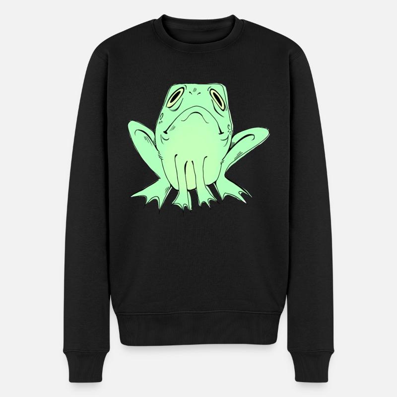 Petite grenouille - Pull Premium bio Homme - noir