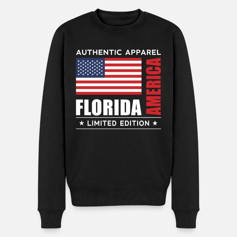 Floride - Pull Premium bio Homme - noir