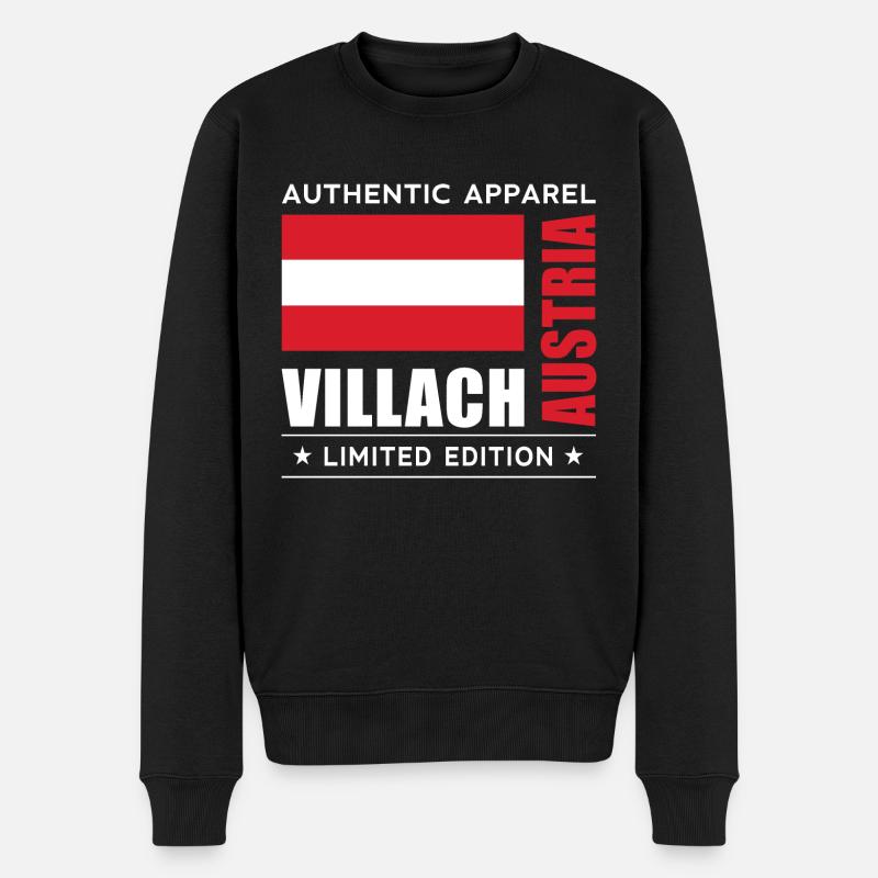 Villach - Pull Premium bio Homme - noir