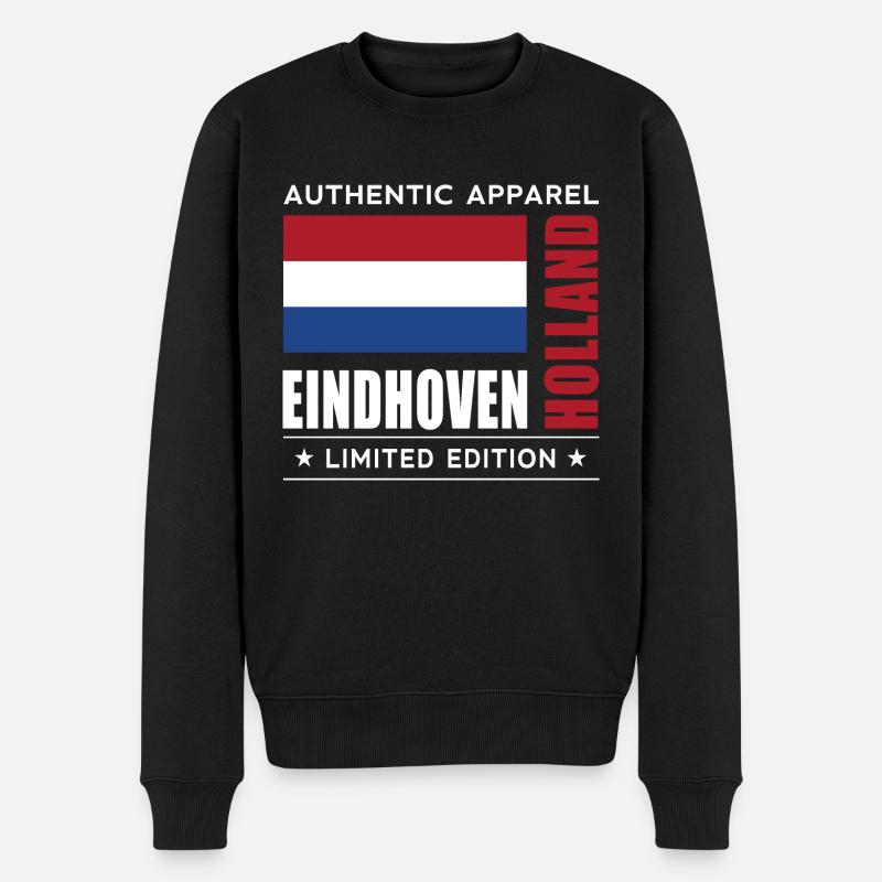 Eindhoven - Pull Premium bio Homme - noir