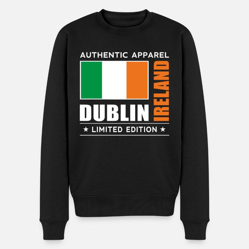 Dublin - Pull Premium bio Homme - noir