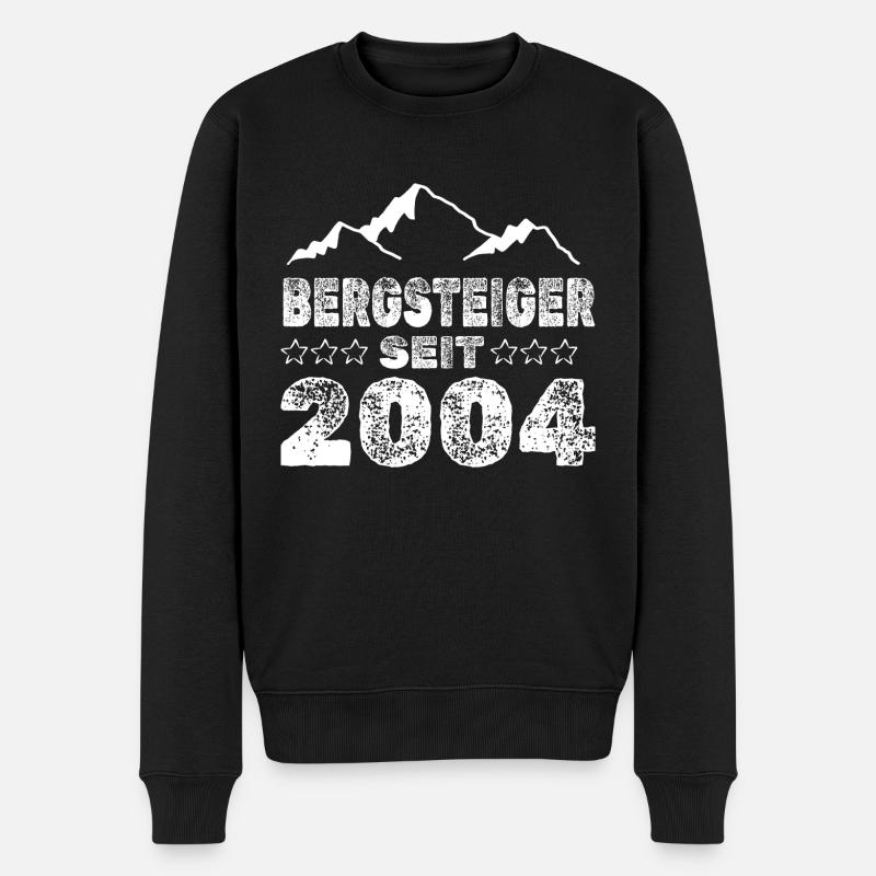 in 2004 - Männer Premium Bio Pullover - Schwarz