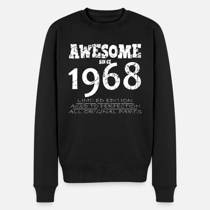 1968 - 56e anniversaire légendaire - Pull Premium bio Homme - noir