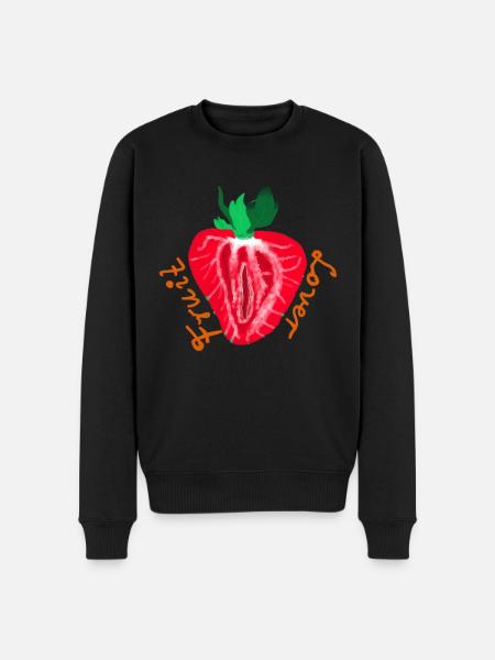 Fruit Lover - Men's Premium Organic Jumper - black