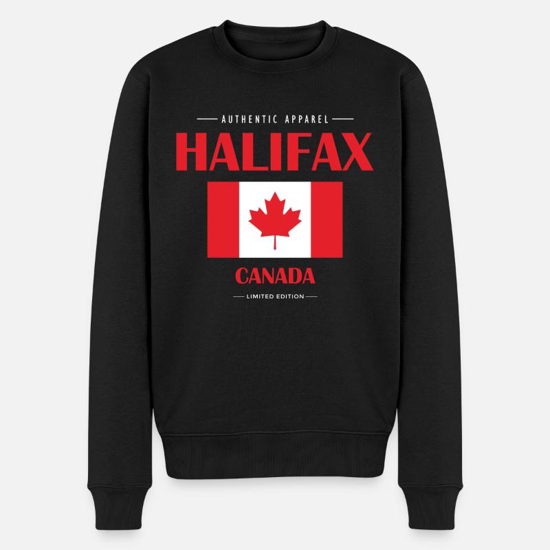 Halifax - Pull Premium bio Homme - noir