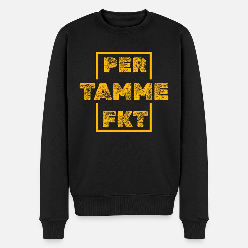 Tamme - Pull Premium bio Homme - noir
