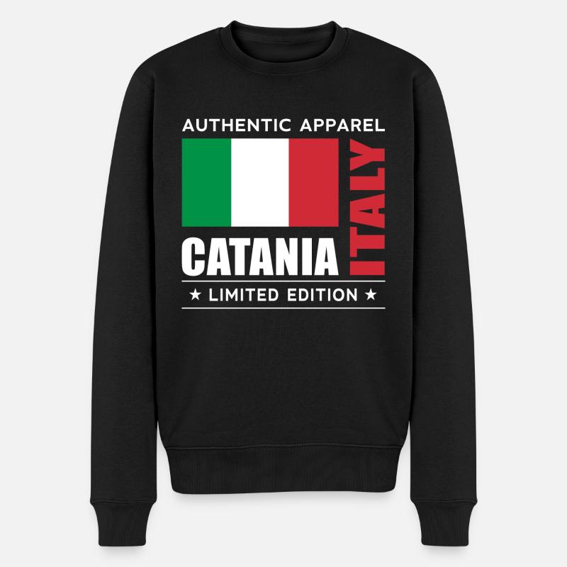 Catane - Pull Premium bio Homme - noir