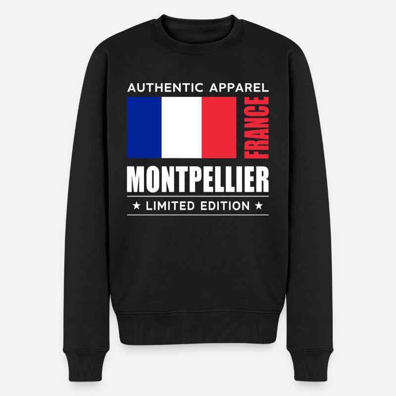 Montpellier - Pull Premium bio Homme - noir