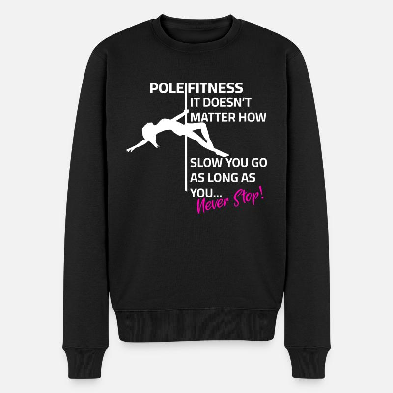 Dicton silhouette de pole dance - Pull Premium bio Homme - noir