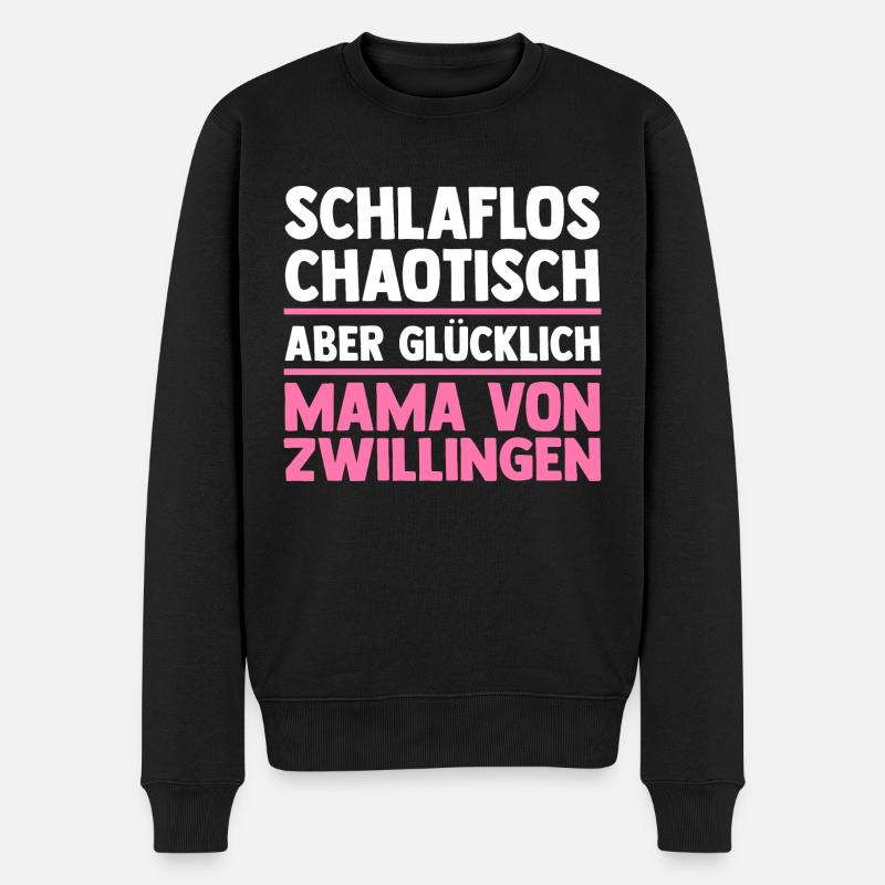 Maman de jumeaux - Pull Premium bio Homme - noir
