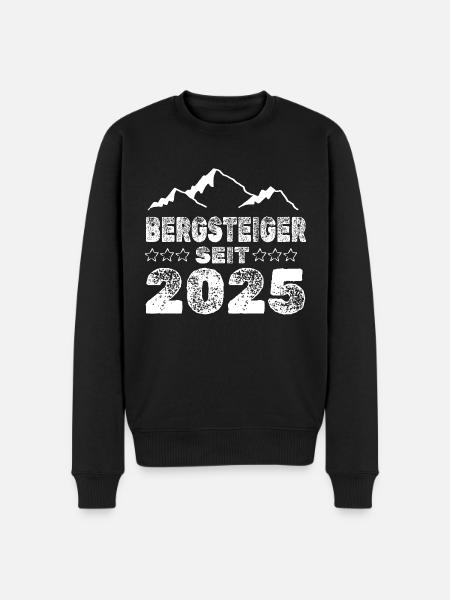 Born 2025 - Men's Premium Organic Jumper - black