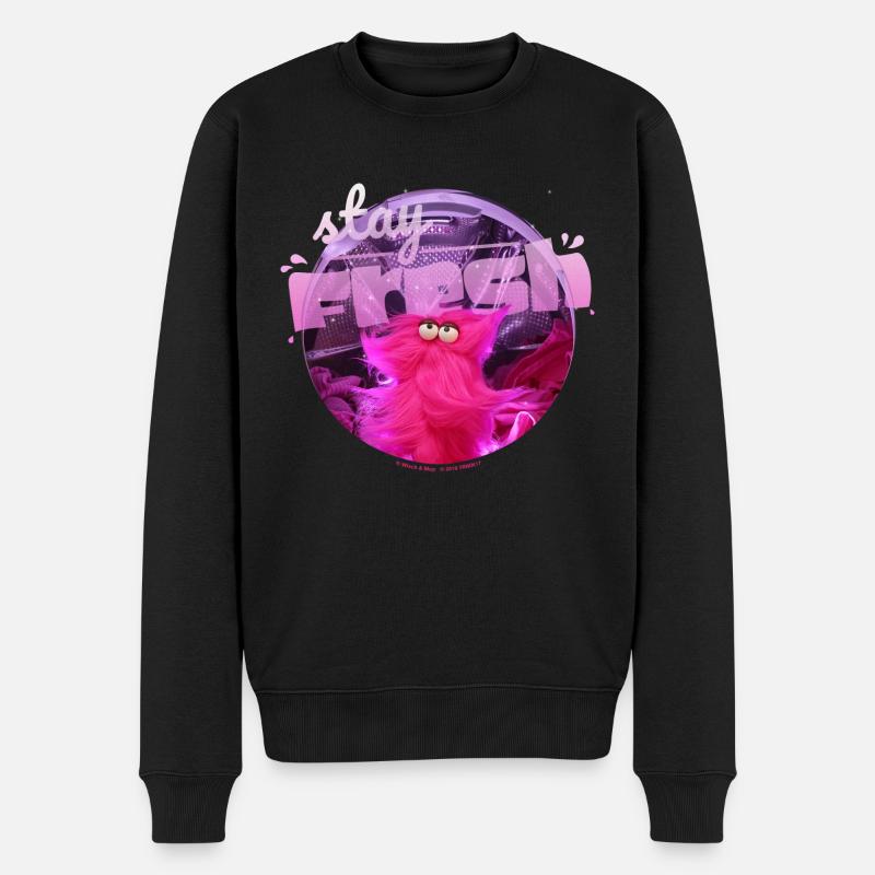 Stay Fresh - frisch gefönt - Männer Premium Bio Pullover - Schwarz