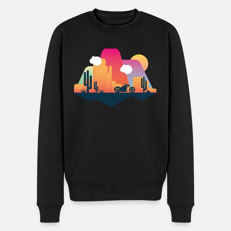 Désert Chopper - Pull Premium bio Homme - noir