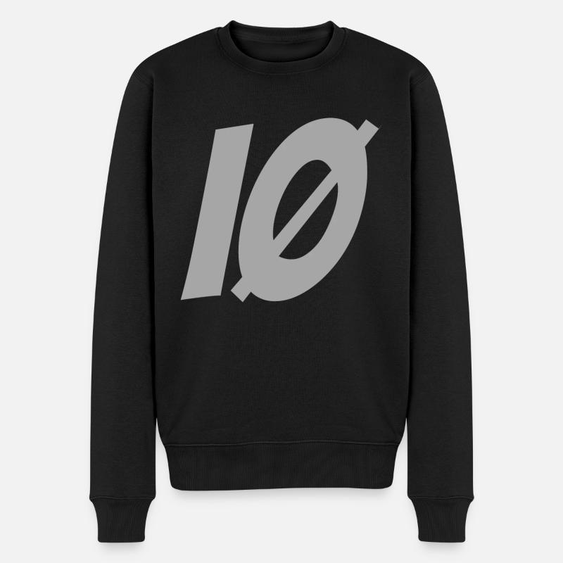 ÏLE D'OLERON IØ gris - Pull Premium bio Homme - noir