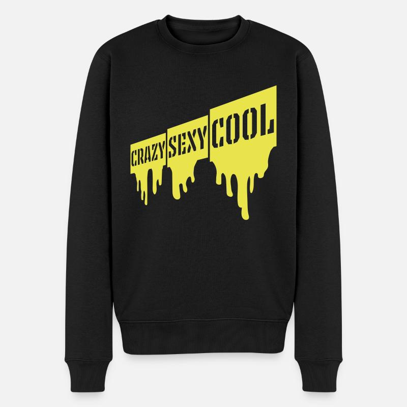 design cool sexy fou - Pull Premium bio Homme - noir