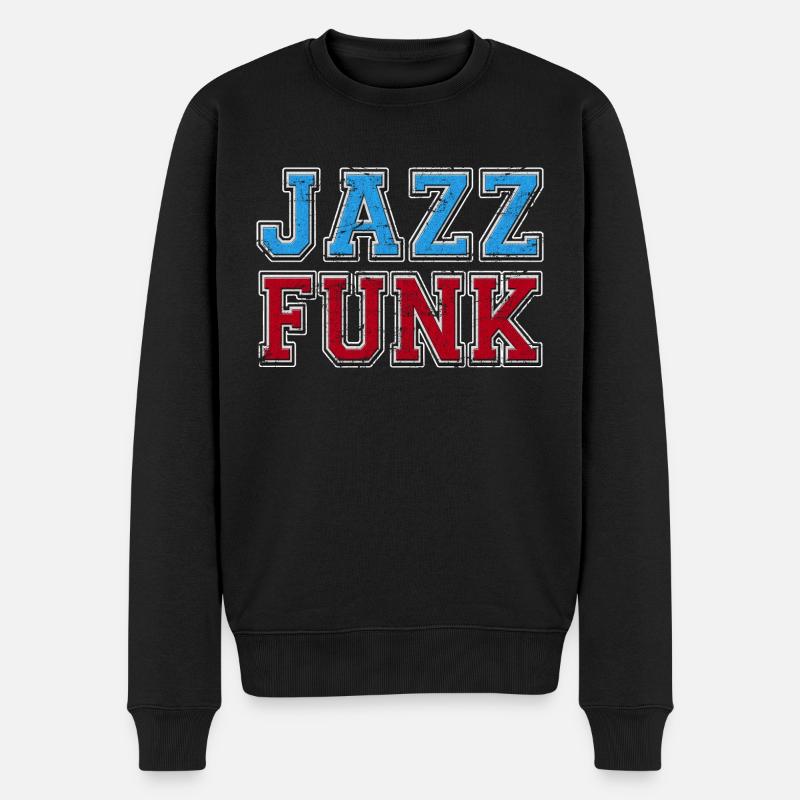 Jazz Funk Grunge - Pull Premium bio Homme - noir