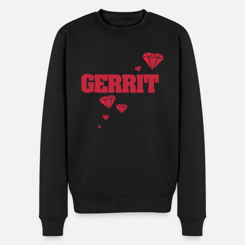 Cadeau pour Gerrit - Pull Premium bio Homme - noir