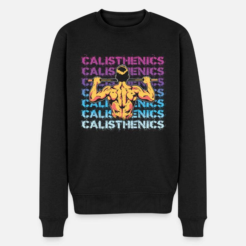 Calisthenics pull-up - Pull Premium bio Homme - noir