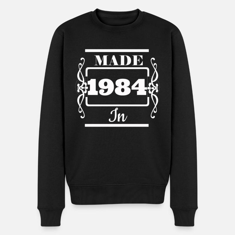 made in 1984 - Pull Premium bio Homme - noir