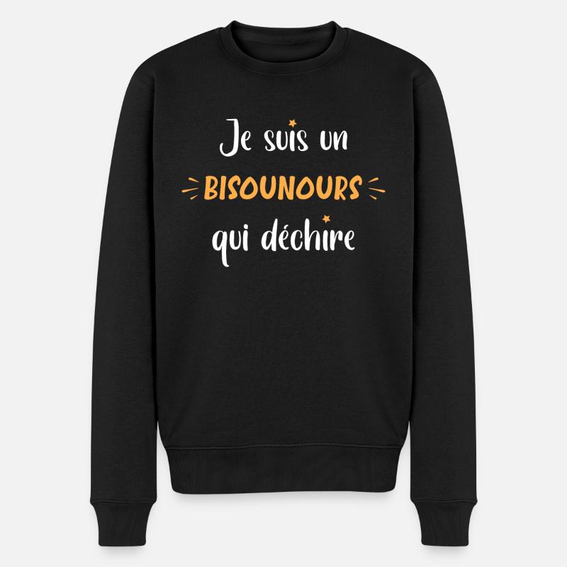 Bisounours - Pull Premium bio Homme - noir