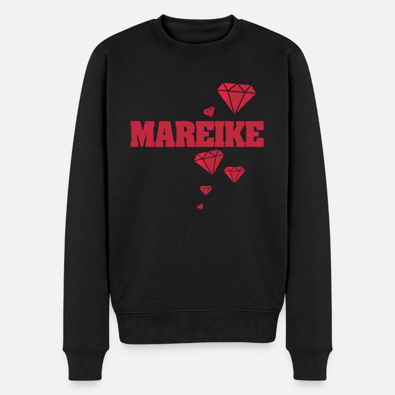 Geschenk für Mareike - Männer Premium Bio Pullover - Schwarz