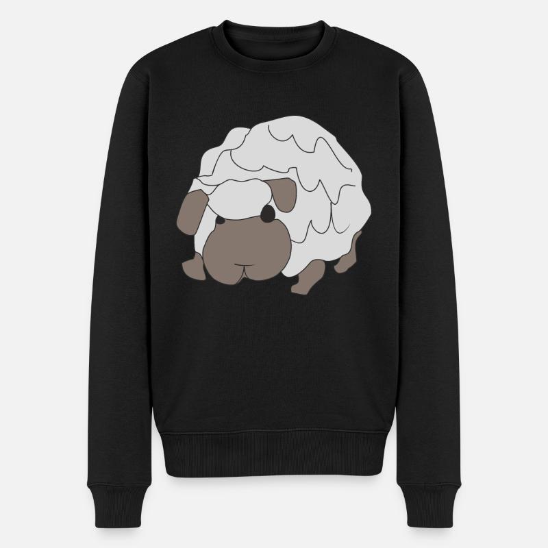 Drôle de mouton - Pull Premium bio Homme - noir