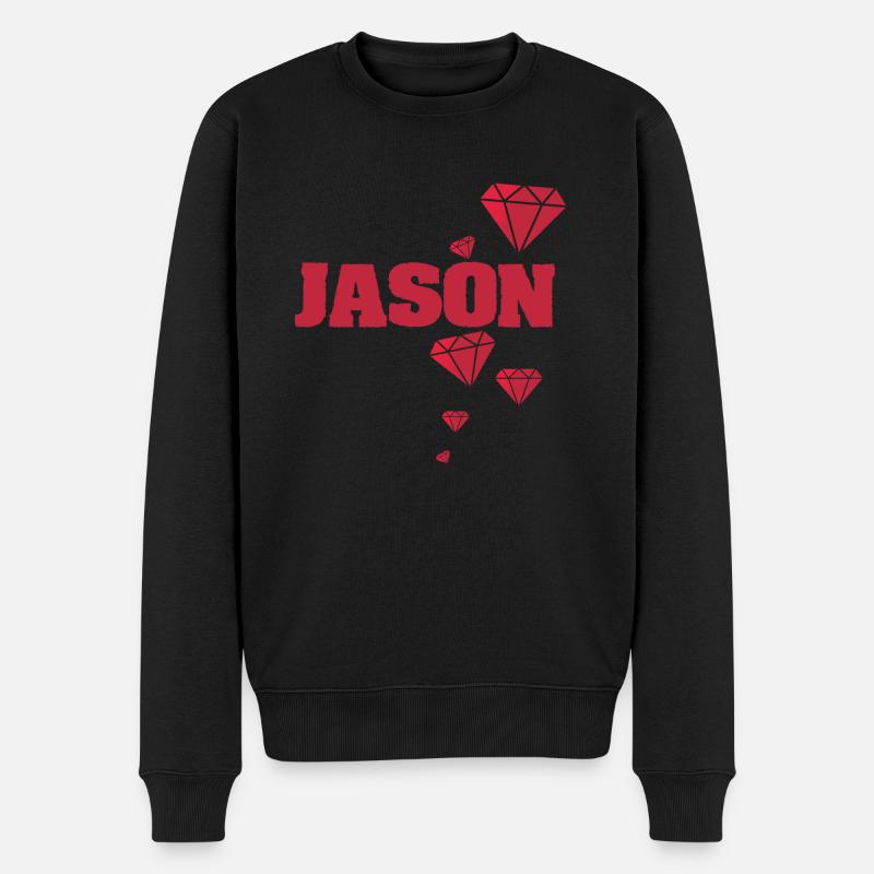 Cadeau pour Jason - Pull Premium bio Homme - noir