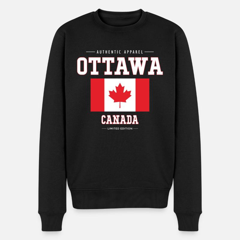 Ottawa - Pull Premium bio Homme - noir