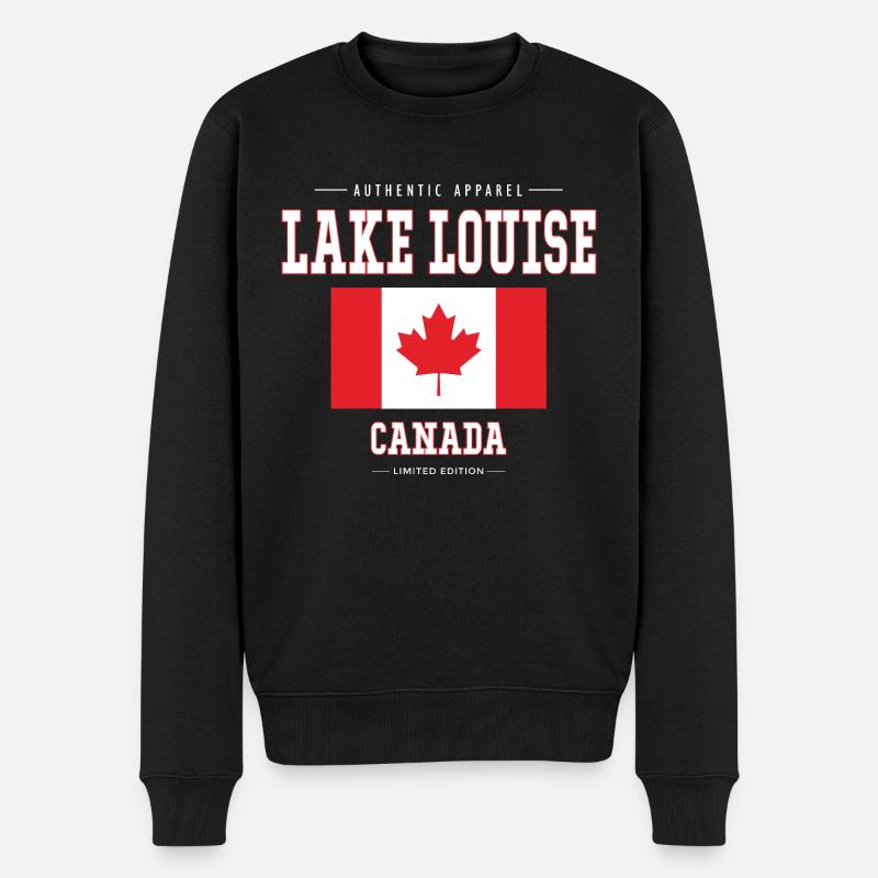 Lac Louise - Pull Premium bio Homme - noir