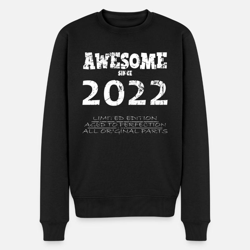 2022 - 2e anniversaire légendaire - Pull Premium bio Homme - noir
