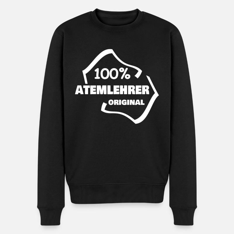Profession Instructeur de Respiration - Pull Premium bio Homme - noir