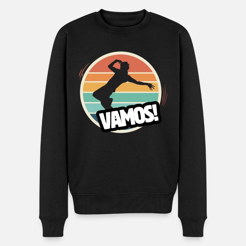 Vamos breakdance rétro - Pull Premium bio Homme - noir