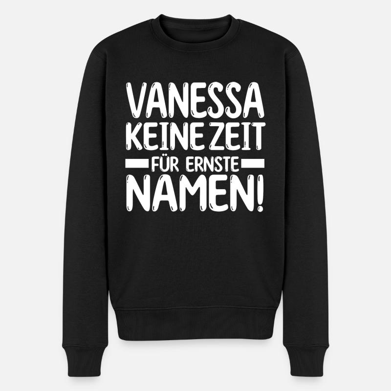 Prénom Vanessa - Pull Premium bio Homme - noir